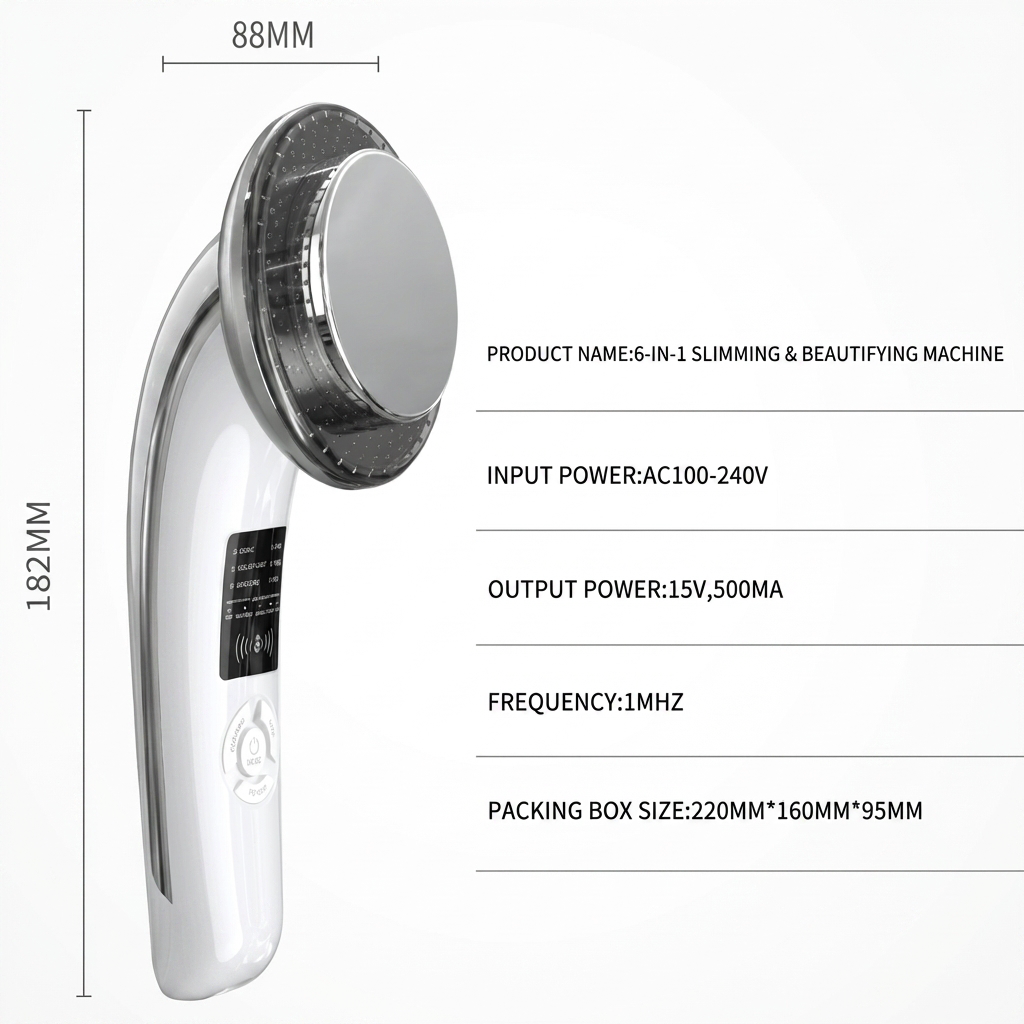 6-in-1 Ultrasonic and Massage Device