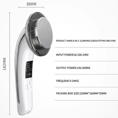6-in-1 Ultrasonic and Massage Device